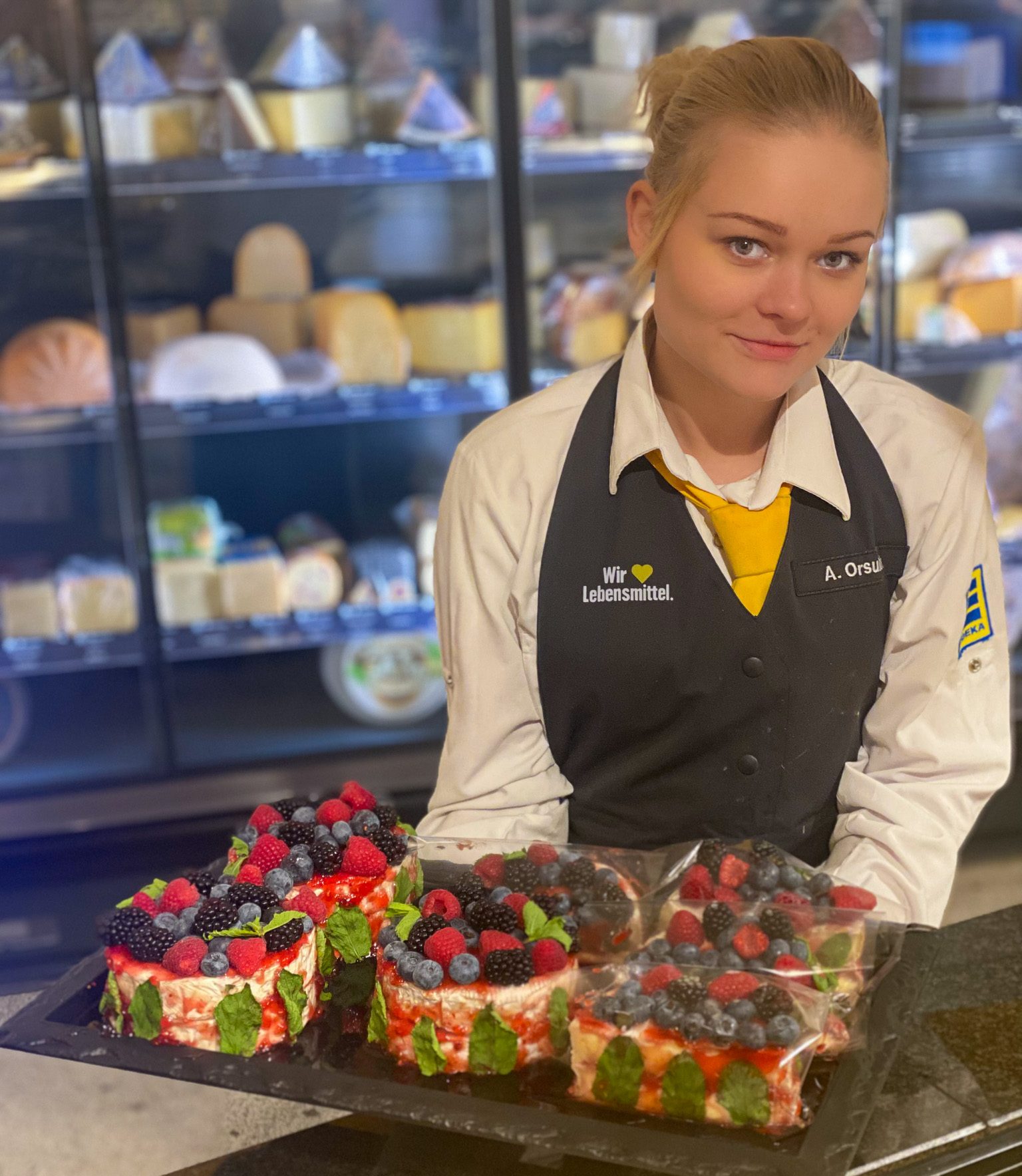 Brie Torte Beeren Traum klein 