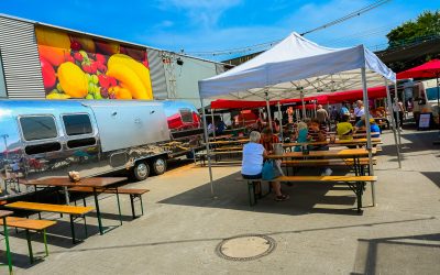Parkplatz-Information zum Street Food Festival
